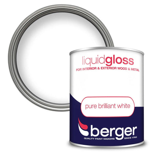 Berger Liquid Gloss 750ml Pure Brilliant White