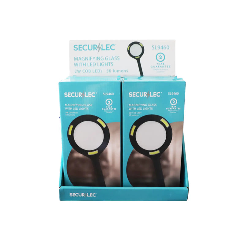 Securlec Magnifying Glass With LED Lights 115mm