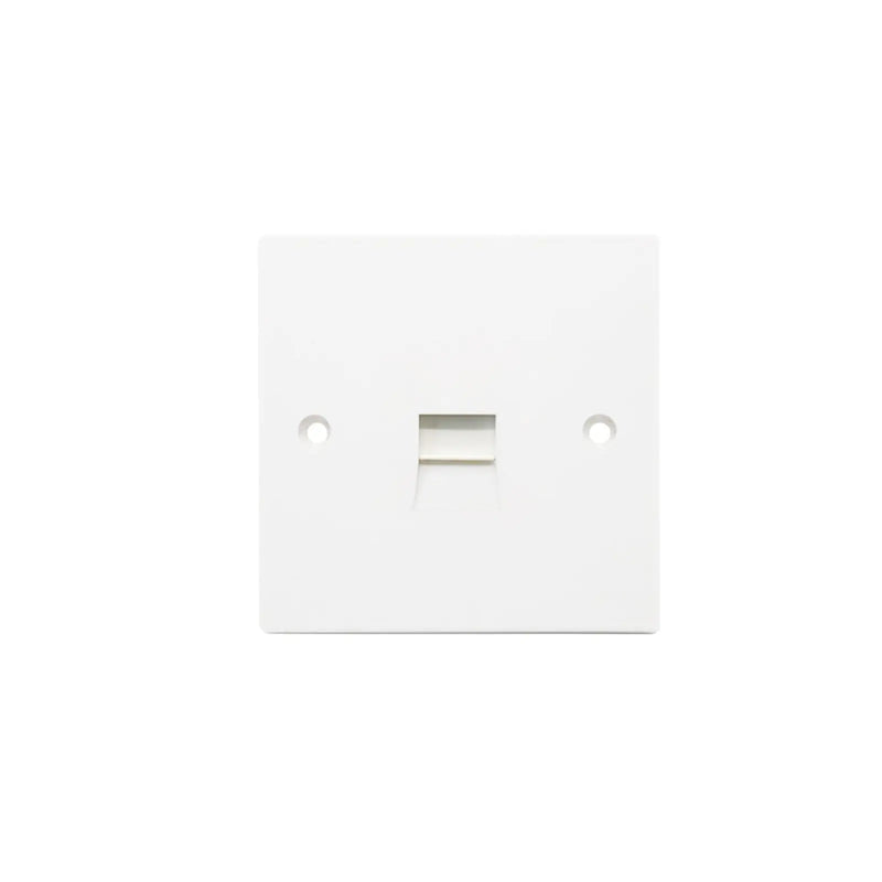 Securlec 1 Gang Telephone Socket Square Edge