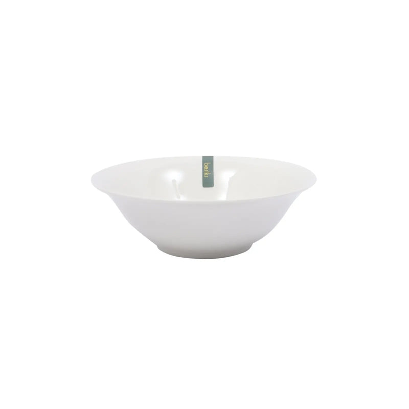 Basiks White Porcelain Bowl 7"