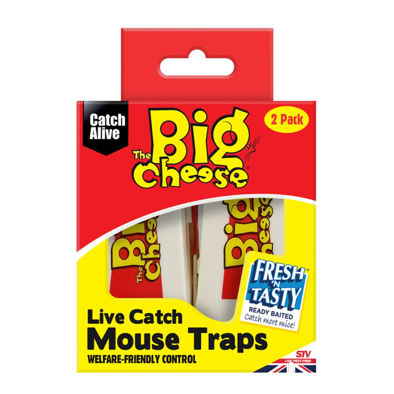 The Big Cheese Live Catch RTU Mouse Trap Twin Pack