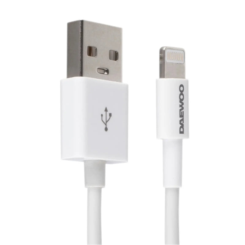 Daewoo 3m USB-A To 8 Pin Lightning Cable 2a