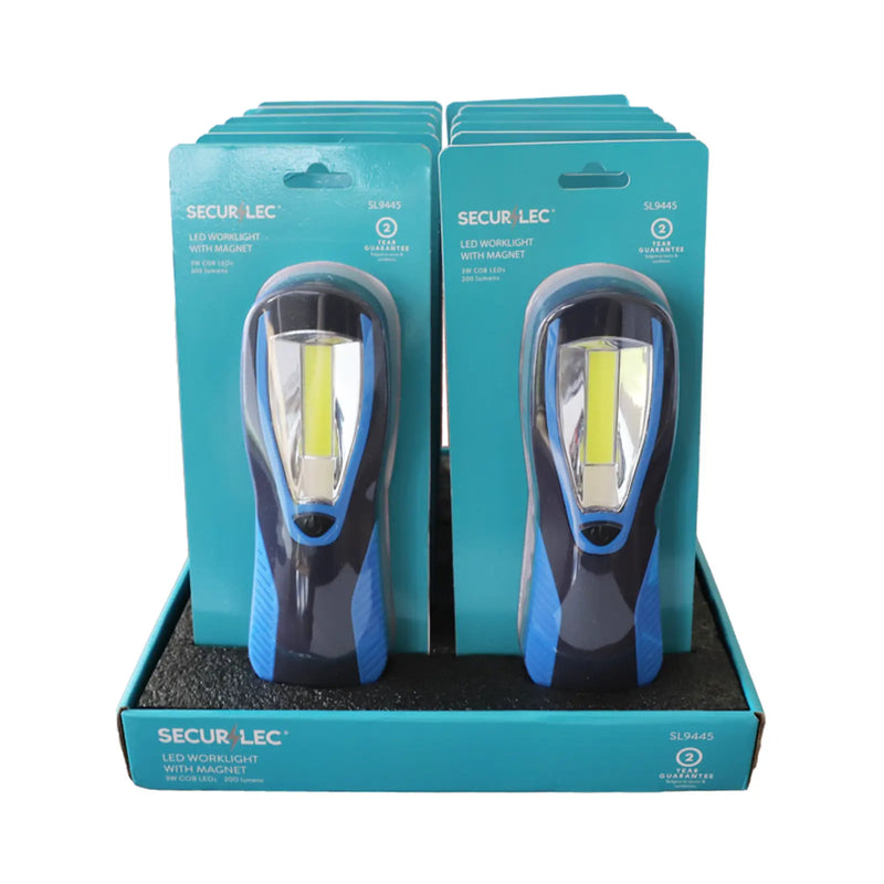 Securlec Portable LED Worklight With Magnet 200 Lumens