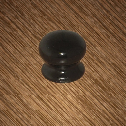 Securit Ceramic Cupboard Knob Black 35mm
