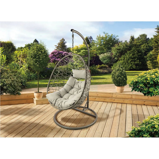 Pagoda Single Hanging Egg Chair Beige