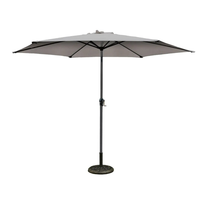 Pagoda 3m Crank & Tilt Parasol Grey
