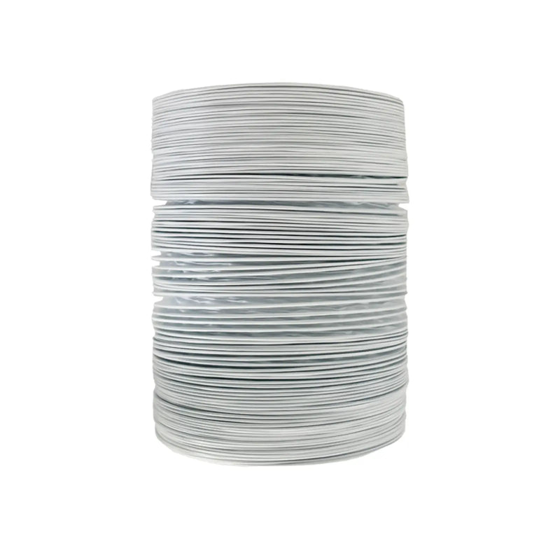 Securlec White PVC Flexible Ducting Hose 3m x 100mm 4"