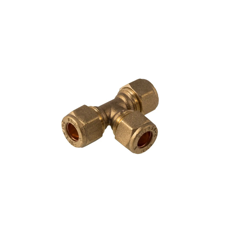 Securplumb WRAS Compression Equal Tee 22mm Pack 5