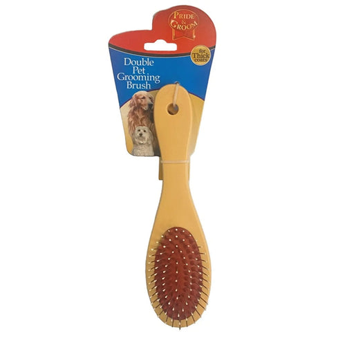 Stax Pride & Groom Double Pet Grooming Brush