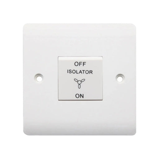 Securlec Fan Isolator Switch Round Edge