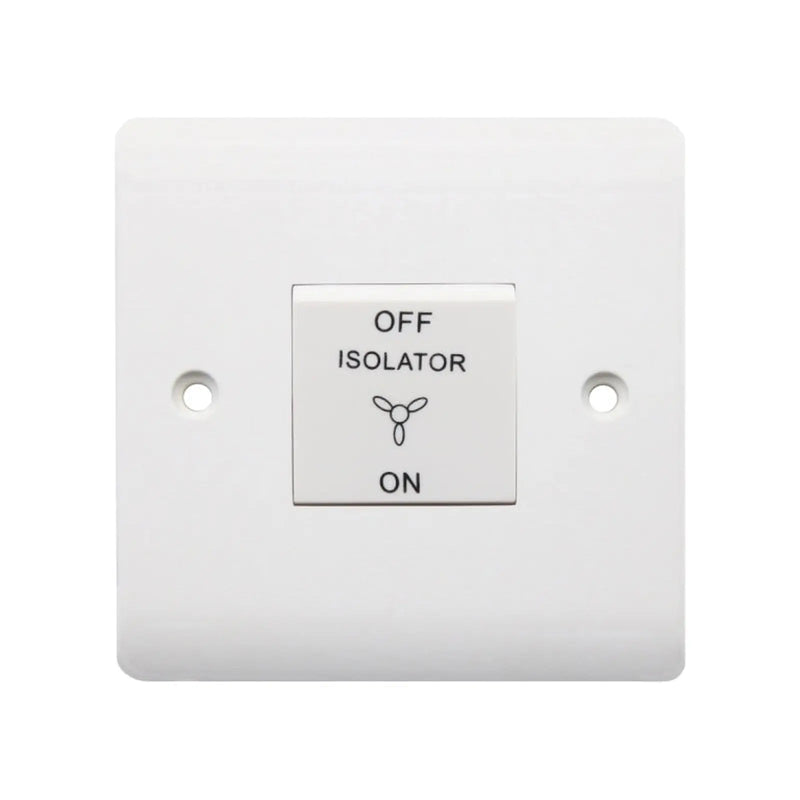 Securlec Fan Isolator Switch Round Edge