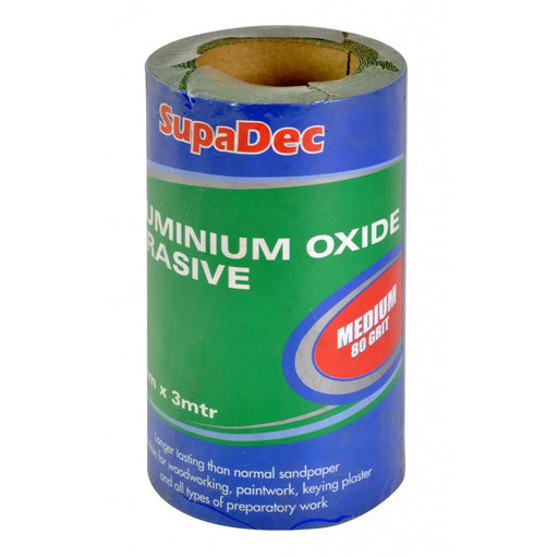 SupaDec Aluminium Oxide Roll Medium Grade, 80 Grit, 3m