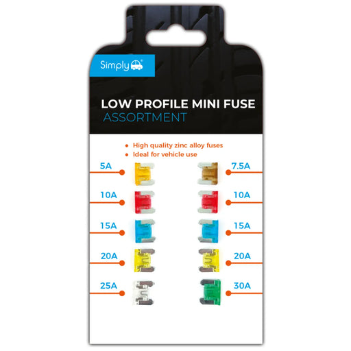 JRP Low Profile Fuse Assortment 10 Pack