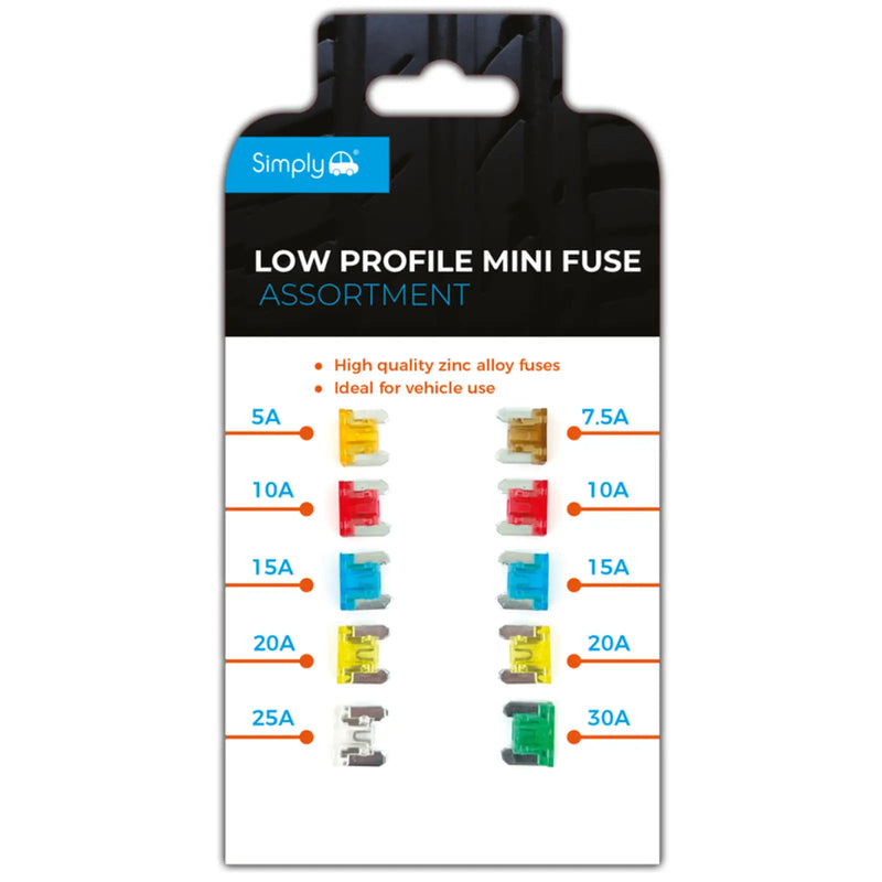 JRP Low Profile Fuse Assortment 10 Pack