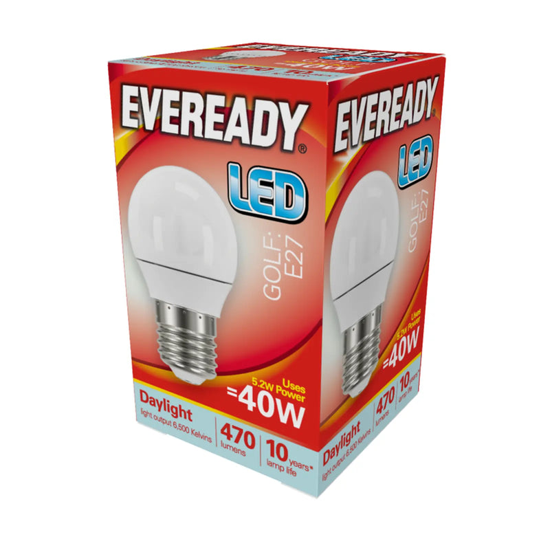 Eveready LED Golf 6w 480lm Daylight 6500k E27