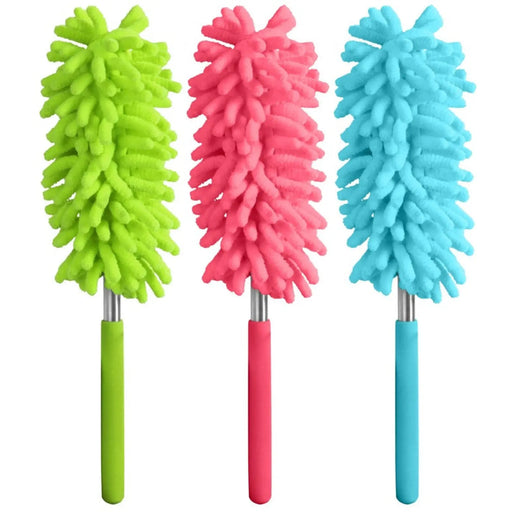 Fackelmann Telescopic Duster Pink Blue or Green