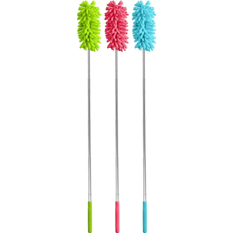 Fackelmann Telescopic Duster Pink Blue or Green