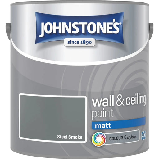 Johnstone's Wall & Ceiling Matt 2.5L Steel Smoke