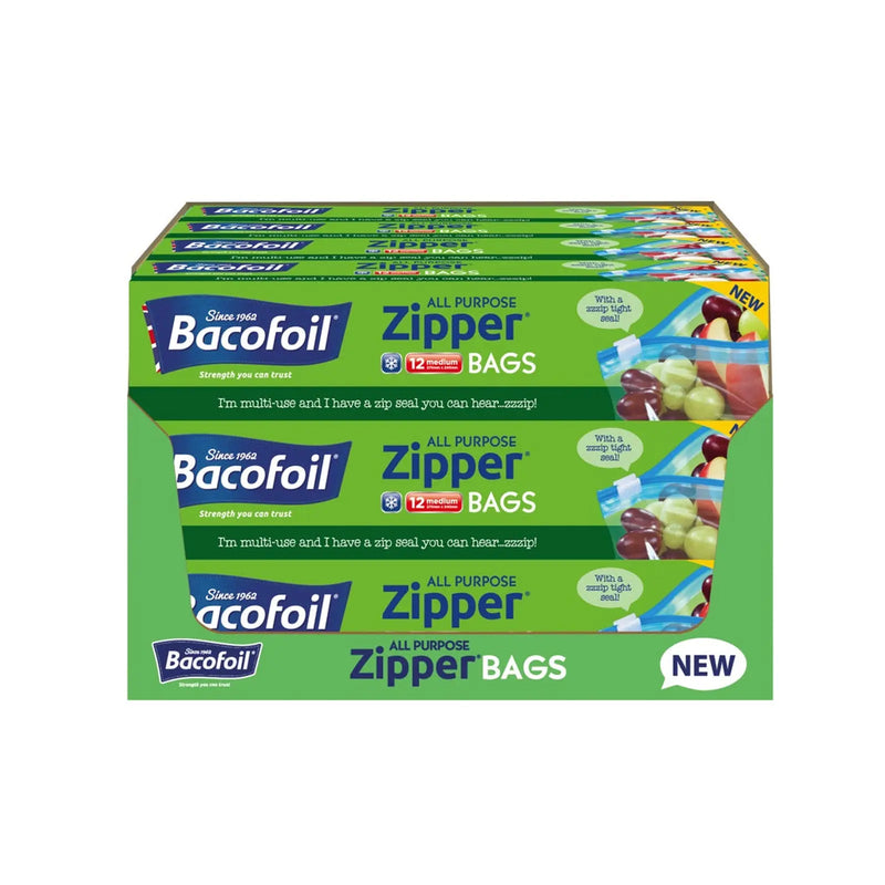Bacofoil Zipper Bags Medium Pack