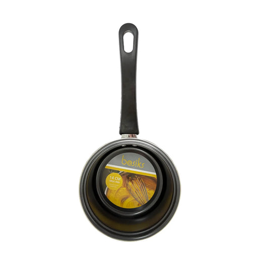 Basiks Carbon Steel Milk Pan 14cm
