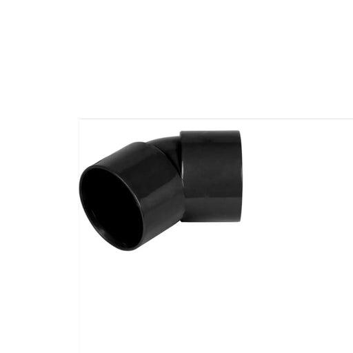 Davant Solvent Weld Obtuse 45° Bend Black 40mm