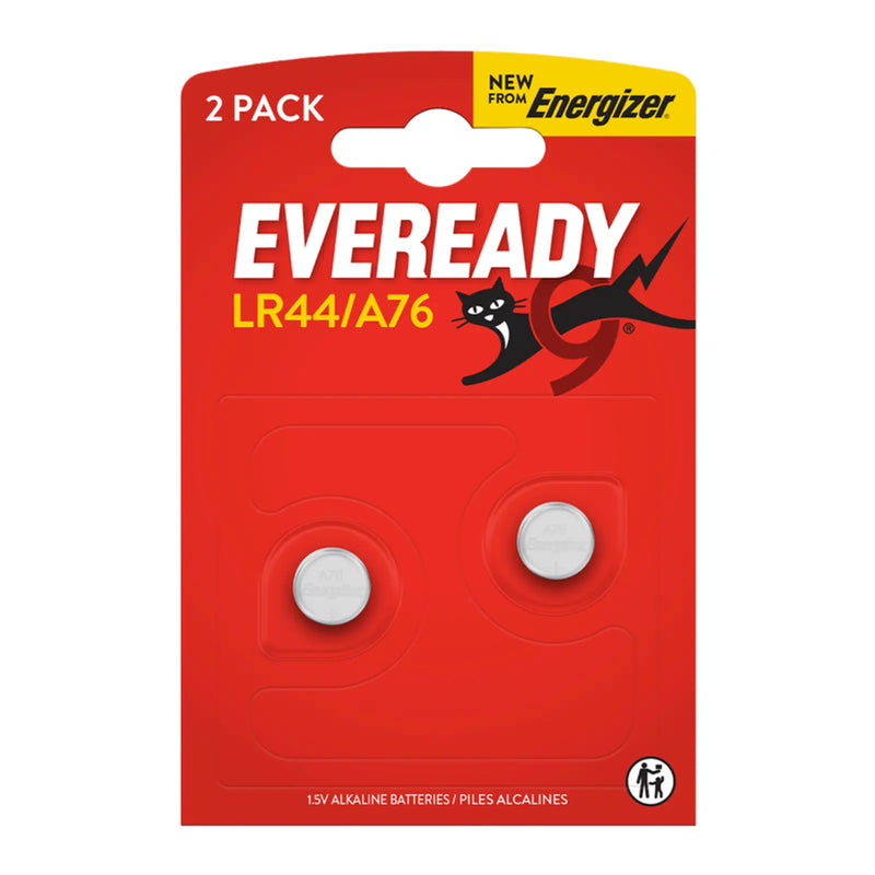 Eveready LR44 Batteries Card of 2