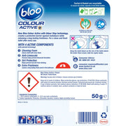 Bloo Colour Active Toilet Rim Block Flower