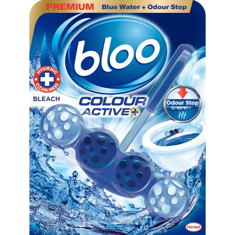 Bloo Colour Active Toilet Rim Block Bleach