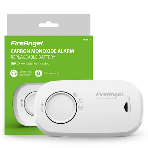 Fire Angel Carbon Monoxide Alarm Replaceable Battery