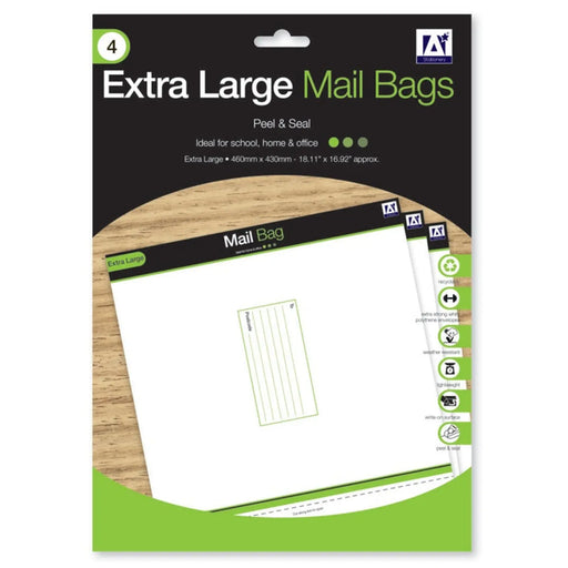Stax I G Design Extra Large Mailing Bags 460 x 430mm Pack 4