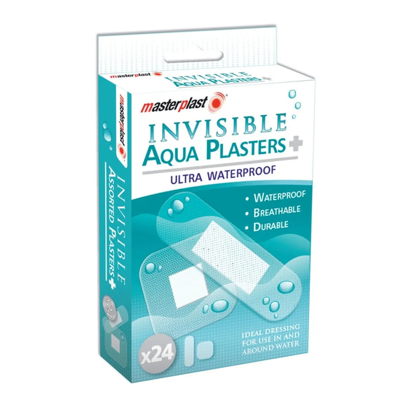 Masterplast Invisible Aqua Plasters Pack 24