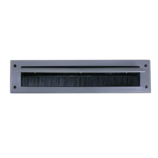 Woodside Letterbox Draught Excluder With Cover Grey