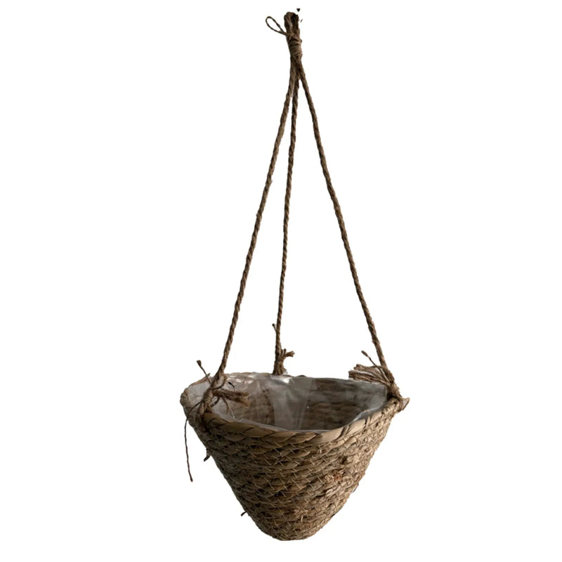 Ambassador Cone Woven Hanging Basket 8.5"