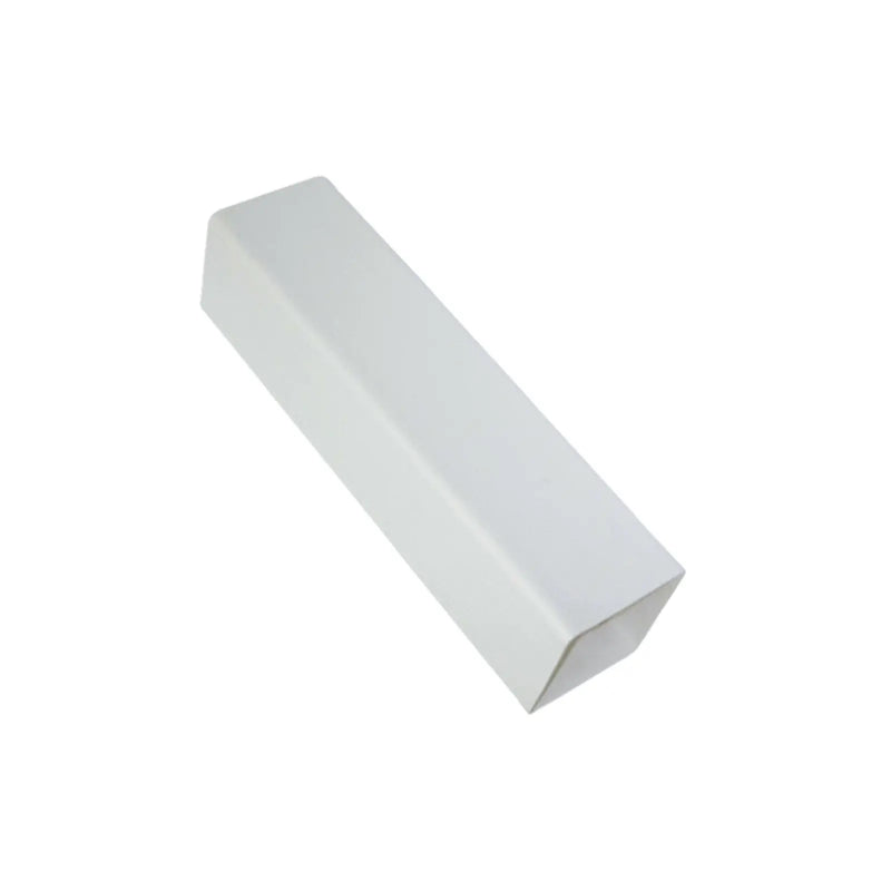 Kayflow Rainwater Square Downpipe White 4m x 65mm