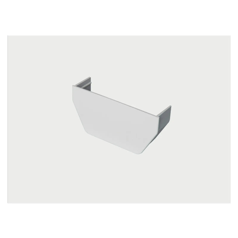 Kayflow Rainwater Square Internal Stop End White 112mm