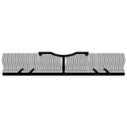 SupaDec Aluminium Carpet To Carpet Strip 900 x 45mm