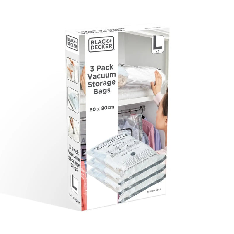 Stax Black & Decker Vacuum Storage Bags Large 3 Pack
