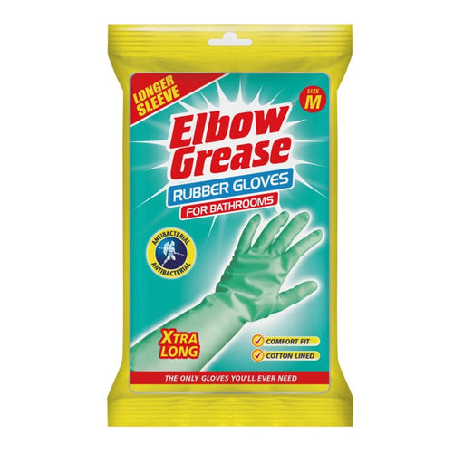 Elbow Grease Aqua Anti-Bacterial Cleaning Gloves Medium