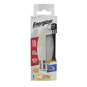 Energizer LED Candle 470lm Opal B22 Dimmable 4.2w