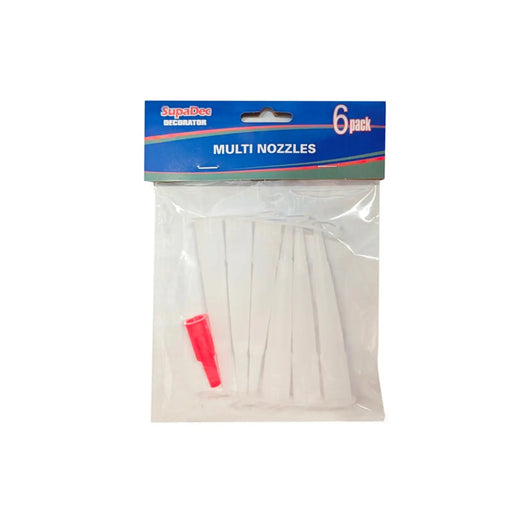 SupaDec Spare Sealant Nozzles 6 Piece
