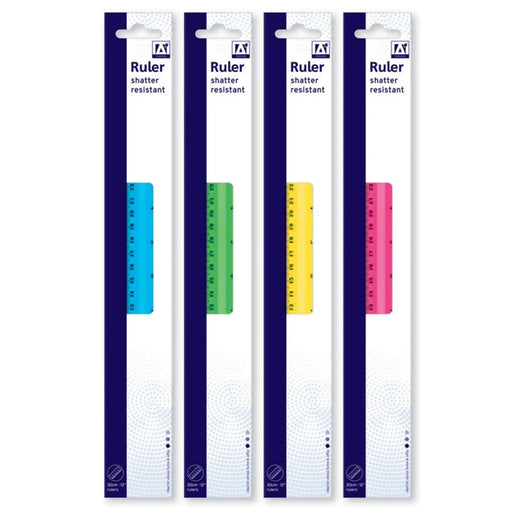 Stax I G Design Ruler 12" Assorted Colours Available