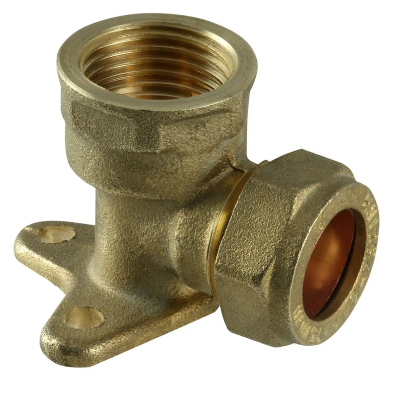 Securplumb Garden Tap Wall Plate Elbow 15x1/2