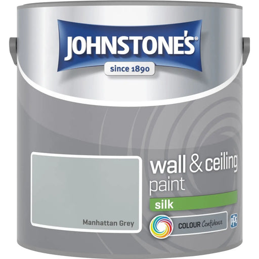 Johnstone's Wall & Ceiling Silk 2.5L Manhattan Grey