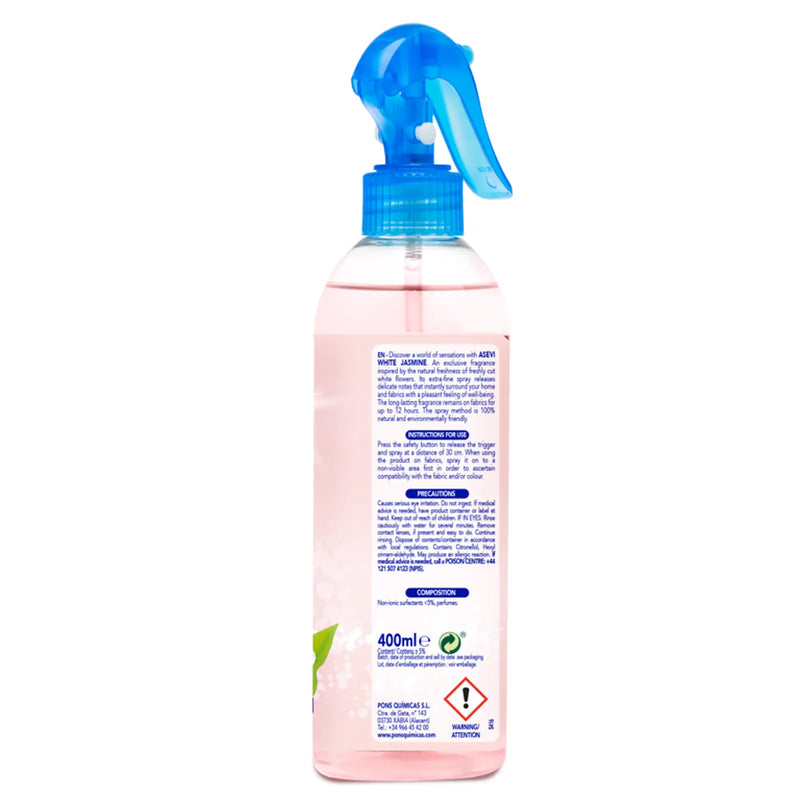 Asevi Air Freshener Spray 400ml White Jasmine