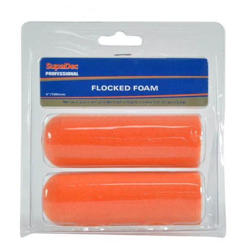 SupaDec Flocked Foam Rollers 2 Piece