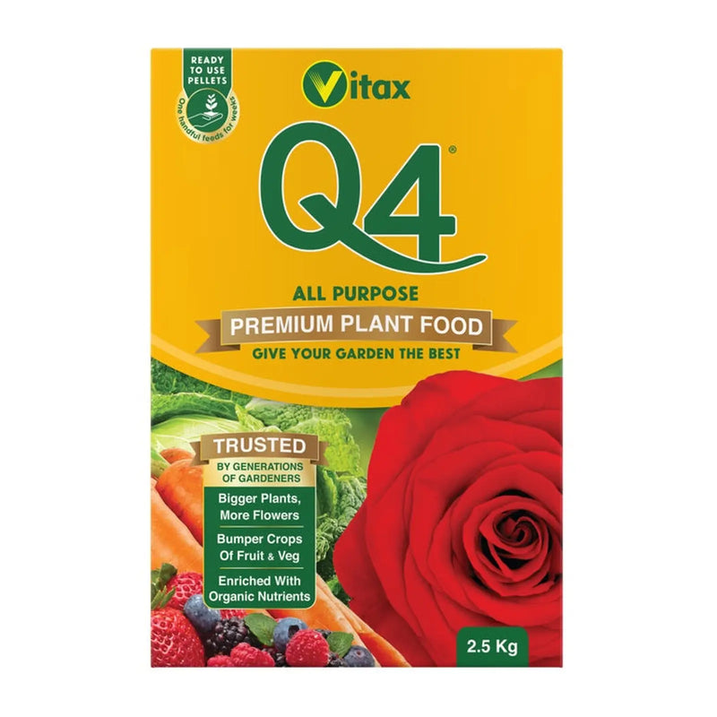 Vitax Q4 Fertiliser Pelleted 2.5kg