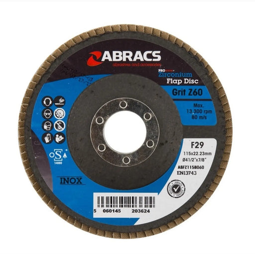 Abracs Flap Disc 115mm 60g