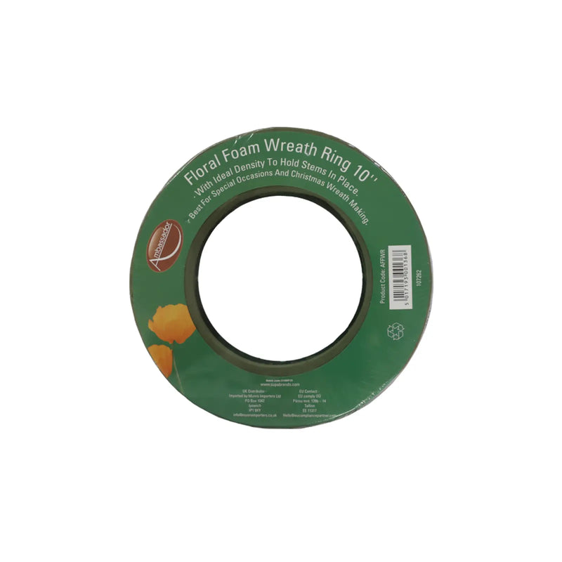 Ambassador Floral Foam Wreath Ring 10"