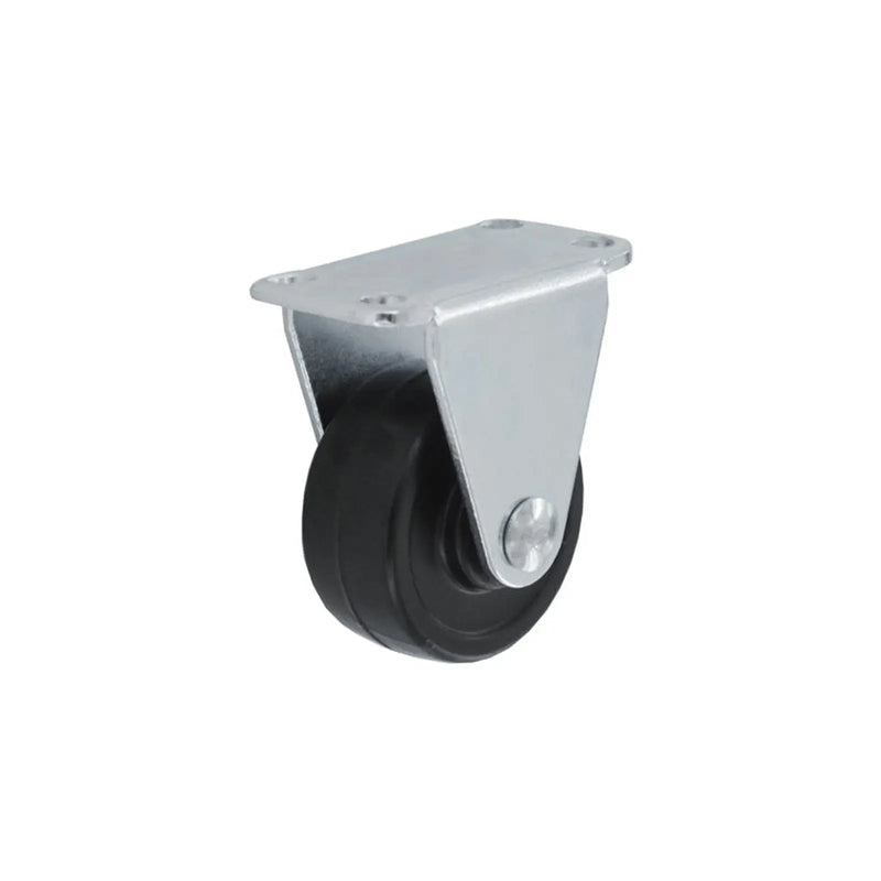 Smiths Ironmongery Rigid Castor Rubber Wheel 40mm