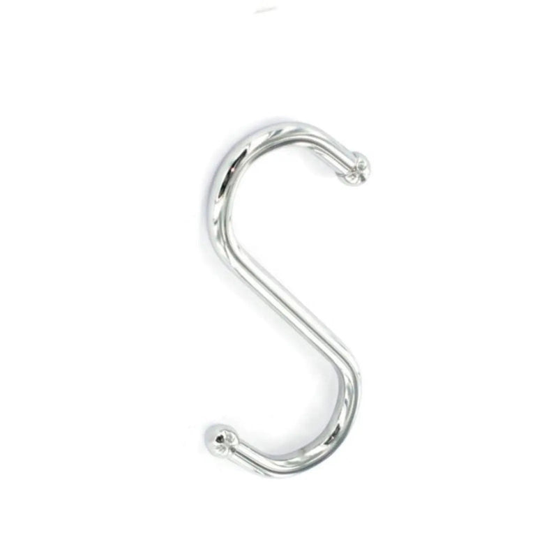 Securpak S Hook W Ball Tip Chrome Plated 80mm